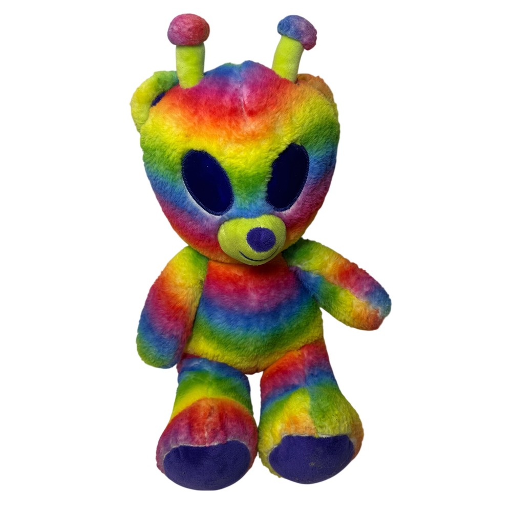 Build-A-Bear Workshop Rainbow Alien Bear 16in Plush 032335 Spacecore 2024
